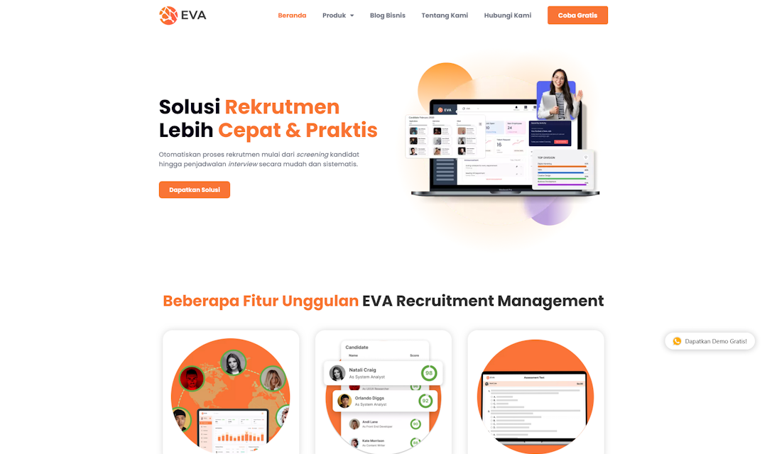 EVA HR Page