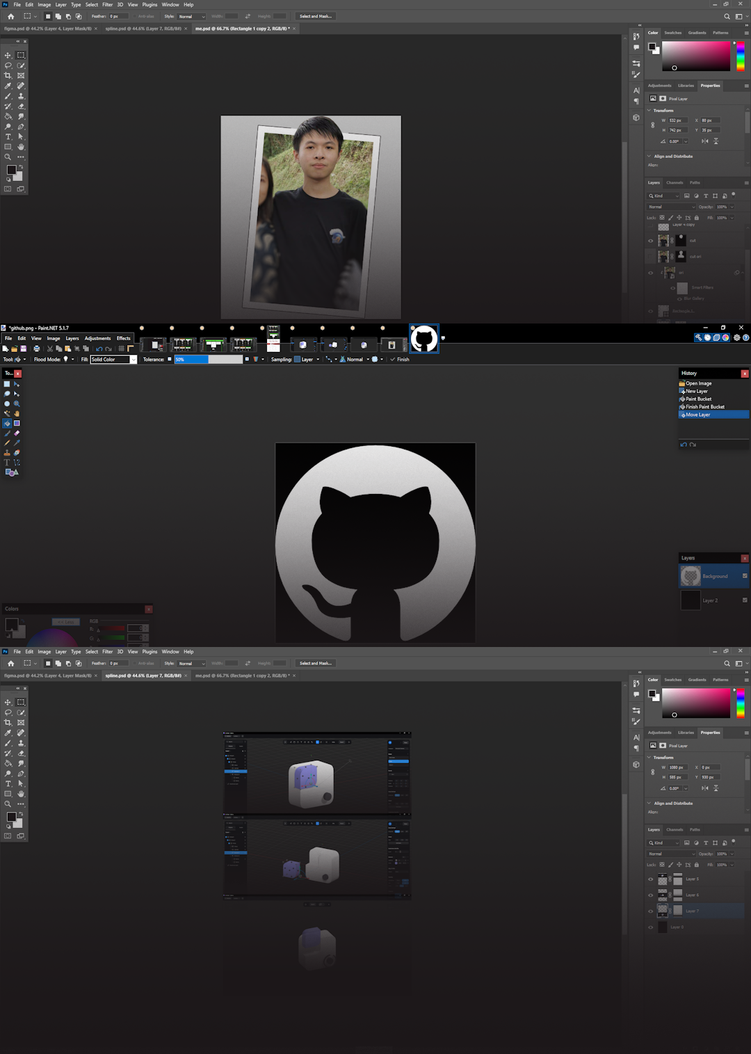 Photoshop & paint.NET